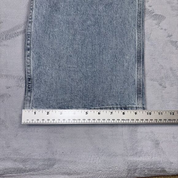 Lee Carpenter Loose Fit Workwear Union Fade Blue Denim Jeans Men’s 48x30 NWT - Picture 10 of 11